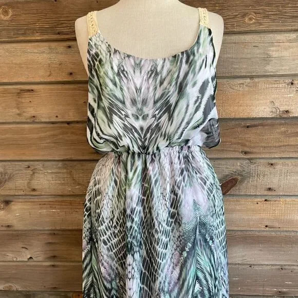 Live and Let Live Maxi Dress Size M EUC - Picture 2 of 10